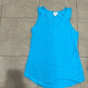 Blue large LuLaRoe Tank top